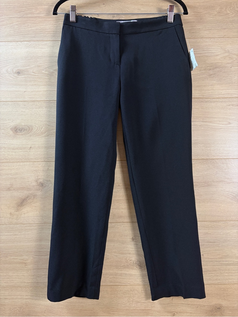 Kasper Women's Tailored Straight Classic Black Dress Pants 2 Petite